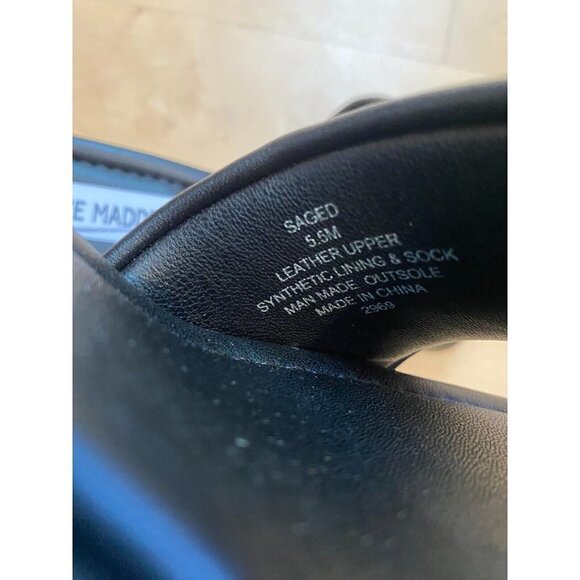 STEVE Madden BNWT "Saged" block heel slide sandals sz 5.5M NEW - Picture 5 of 8